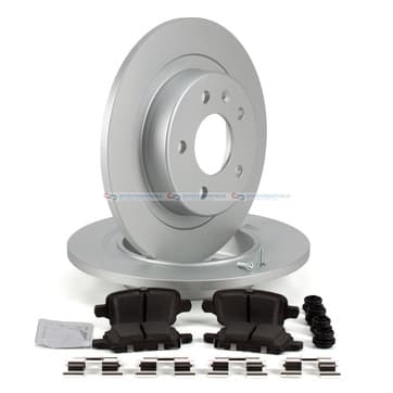 Bromssats, skivbroms, Bakaxel — Bakaxel från Autofrance