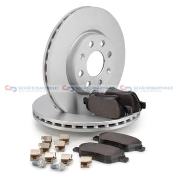 Bromssats, skivbroms, Framaxel, inre — Framaxel, inre från Autofrance