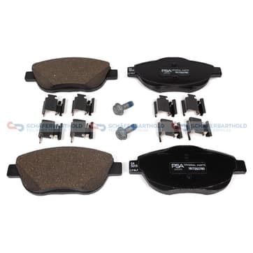 Bromsbeläggssats, Framaxel — Framaxel