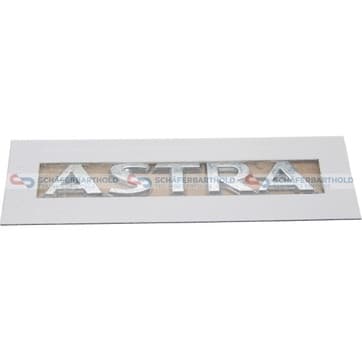 Baklucka, Emblem 12,5x 1,7cm från Autofrance
