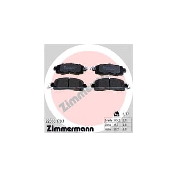 Bromsbeläggssats, Framaxel — Framaxel från Autofrance