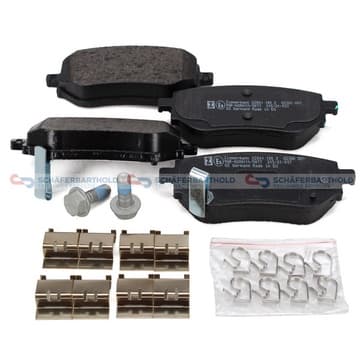 Bromsbeläggssats, Bakaxel — Bakaxel från Autofrance