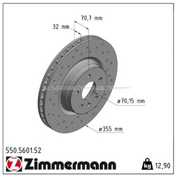 Bromsskiva, Framaxel — Framaxel från Autofrance