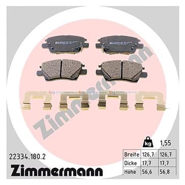Bromsbeläggssats, Framaxel — Framaxel från Autofrance