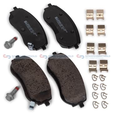 Bromsbeläggssats, Framaxel — Framaxel från Autofrance