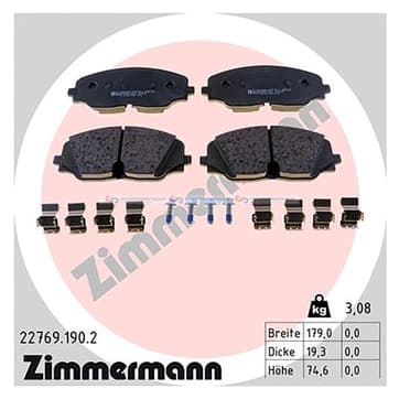 Bromsbeläggssats, Framaxel — Framaxel från Autofrance