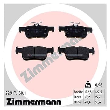 Bromsbeläggssats, Framaxel — Framaxel från Autofrance