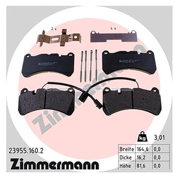 Bromsbeläggssats, Framaxel — Framaxel från Autofrance