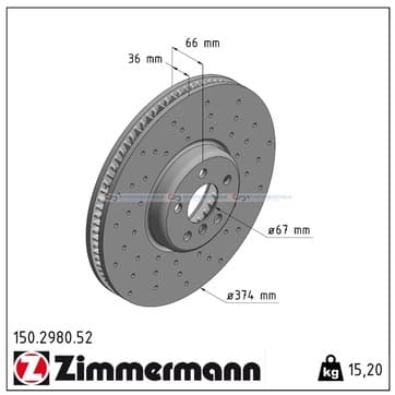 Bromsskiva, Framaxel vänster — Framaxel vänster från Autofrance