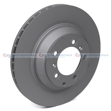 Bromsskiva, Bakaxel — Bakaxel från Autofrance