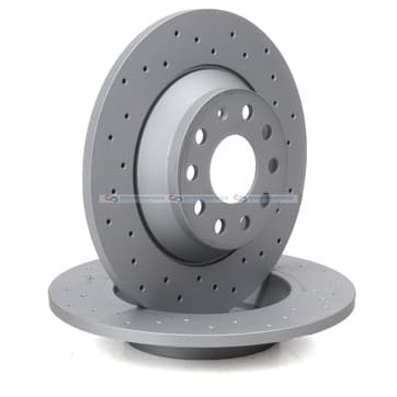 Bromsskiva, Bakaxel — Bakaxel från Autofrance