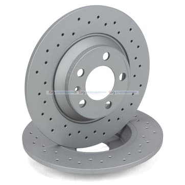 Bromsskiva, Bakaxel — Bakaxel från Autofrance