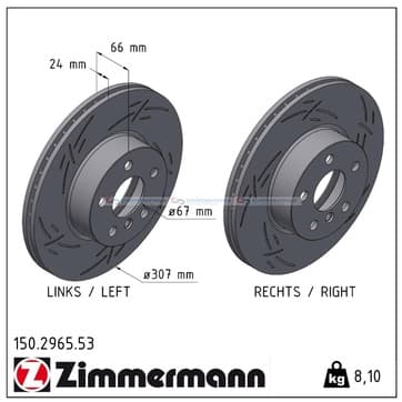 Bromsskiva, Framaxel — Framaxel från Autofrance