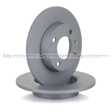 Bromsskiva, Bakaxel — Bakaxel från Autofrance