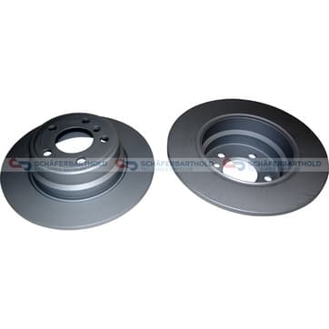 Bromsskiva, Bakaxel — Bakaxel från Autofrance