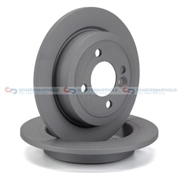 Bromsskiva, Bakaxel — Bakaxel från Autofrance