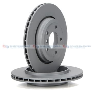 Bromsskiva, Bakaxel — Bakaxel från Autofrance