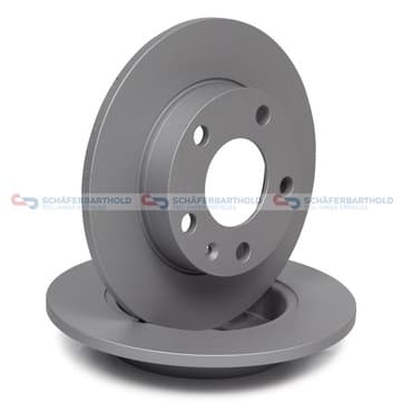 Bromsskiva, Bakaxel — Bakaxel från Autofrance