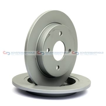 Bromsskiva, Bakaxel — Bakaxel från Autofrance