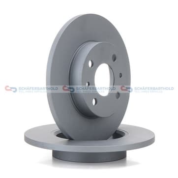 Bromsskiva, Bakaxel — Bakaxel från Autofrance