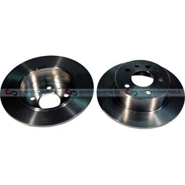 Bromsskiva, Bakaxel — Bakaxel från Autofrance