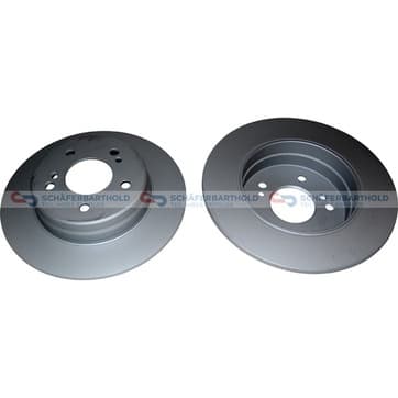 Bromsskiva, Bakaxel — Bakaxel från Autofrance