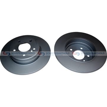 Bromsskiva, Bakaxel — Bakaxel från Autofrance