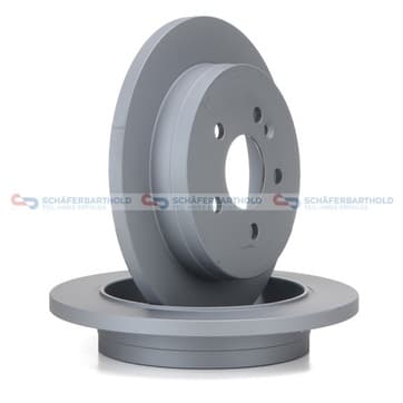 Bromsskiva, Bakaxel — Bakaxel från Autofrance