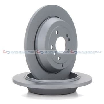 Bromsskiva, Bakaxel — Bakaxel från Autofrance