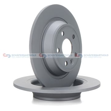 Bromsskiva, Bakaxel — Bakaxel från Autofrance