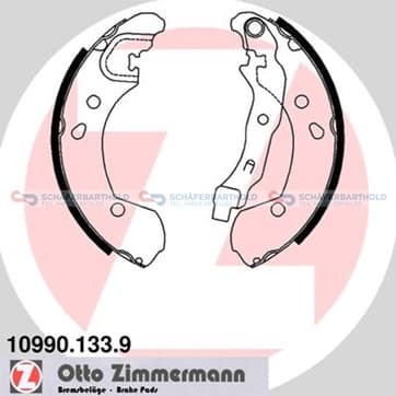 Bromsbandssats från Autofrance