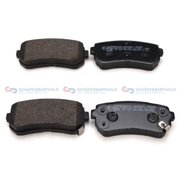 Bromsbeläggssats, Bakaxel — Bakaxel från Autofrance