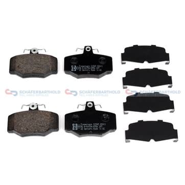 Bromsbeläggssats, Bakaxel — Bakaxel från Autofrance