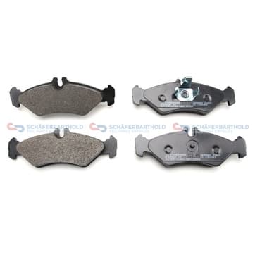 Bromsbeläggssats, Bakaxel — Bakaxel från Autofrance