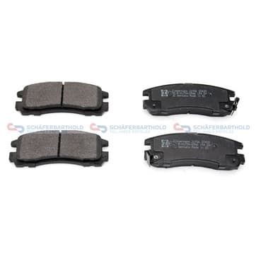 Bromsbeläggssats, Bakaxel — Bakaxel från Autofrance