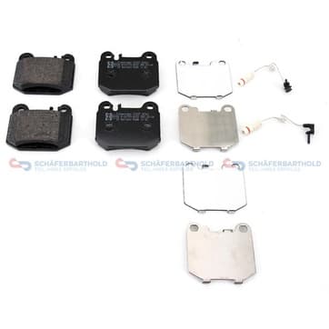 Bromsbeläggssats, Bakaxel — Bakaxel från Autofrance