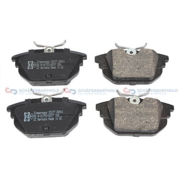 Bromsbeläggssats, Bakaxel — Bakaxel från Autofrance