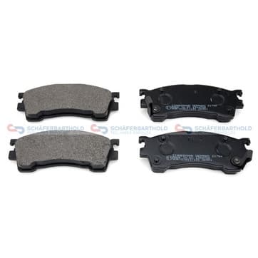 Bromsbeläggssats, Framaxel — Framaxel från Autofrance