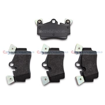 Bromsbeläggssats, Bakaxel — Bakaxel från Autofrance