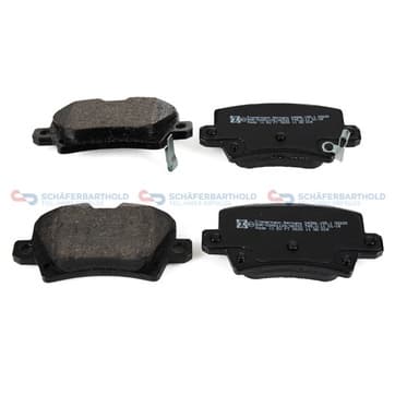 Bromsbeläggssats, Bakaxel — Bakaxel från Autofrance