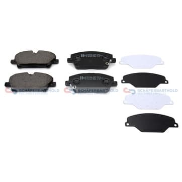 Bromsbeläggssats, Framaxel — Framaxel från Autofrance