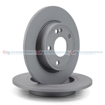 Bromsskiva, Bakaxel — Bakaxel från Autofrance