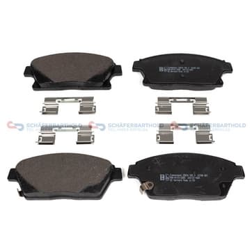 Bromsbeläggssats, Framaxel — Framaxel från Autofrance