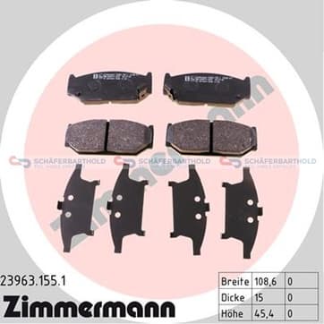 Bromsbeläggssats, Framaxel — Framaxel från Autofrance