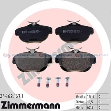 Bromsbeläggssats, Framaxel, Bakaxel — Framaxel, Bakaxel från Autofrance