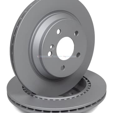 Bromsskiva, Bakaxel — Bakaxel från Autofrance