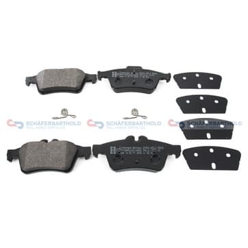 Bromsbeläggssats, Bakaxel — Bakaxel från Autofrance