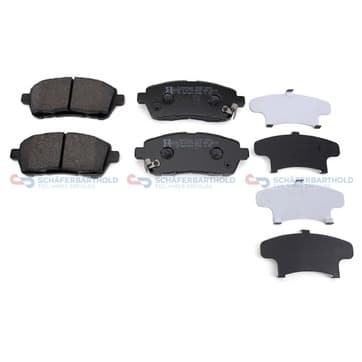 Bromsbeläggssats, Framaxel — Framaxel från Autofrance