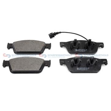 Bromsbeläggssats, Framaxel — Framaxel från Autofrance