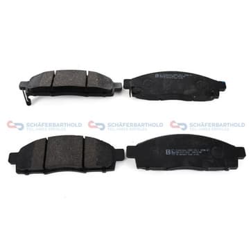 Bromsbeläggssats, Framaxel — Framaxel från Autofrance